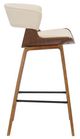 Armen Living Jagger Cream/Walnut Counter Stool-1