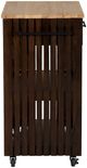 Linon Giovanna Natural/Walnut Kitchen Cart-3