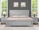 Steve Silver Co. Montana Matte Gray Queen Panel Bed-1