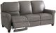 Bassett® Furniture Club Level Dixon Granite Leather Power Reclining Sofa-2
