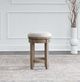 Liberty Furniture Millstone Nutmeg/Porcelain Upholstered Console Swivel Stool-1