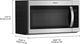 Whirlpool® 30" 1.9 Cu. Ft. White Over the Range Microwave-5