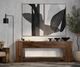 International Furniture Direct Latola Multi Brown Console-1