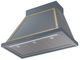 Ilve® Nostalgie II Noblesse 36'' Blue Gray Wall Mounted Range Hood with Brass Trim-1