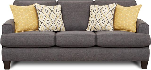Fusion Furniture Maxwell Gray Dijon Sofa Sleeper-0