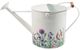 Sagebrook Home White with Purple Flower Watering Can-4