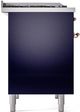 Ilve® Nostalgie II Series 40" Midnight Blue Pro Style Dual Fuel Range-3