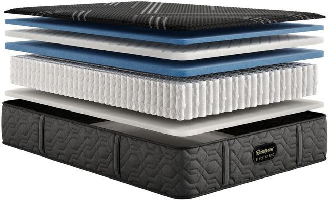 Beautyrest Black® Series 1 Hybrid 13" Medium Smooth Top California King Mattress-2