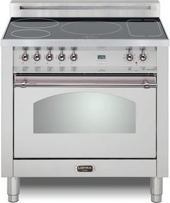 Lofra® Dolcevita 36" Stainless Steel Pro Style Induction Range
