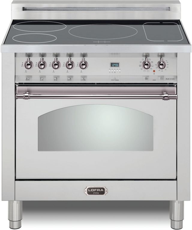 Lofra® Dolcevita 36" Stainless Steel Pro Style Induction Range