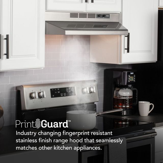 Broan® 41000 Series 30" Fingerprint Resistant Stainless Steel Under Cabinet Range Hood-1