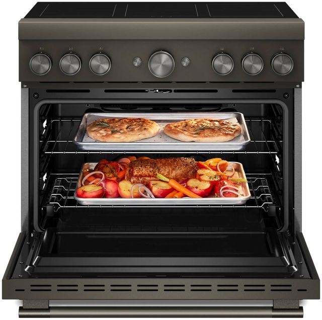 KitchenAid® 36" Black Ore Pro Style Induction Range with Air Fry-3
