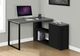 Monarch Specialties Inc. Black with Grey Top Left/Right Facing Corner Computer Desk-3