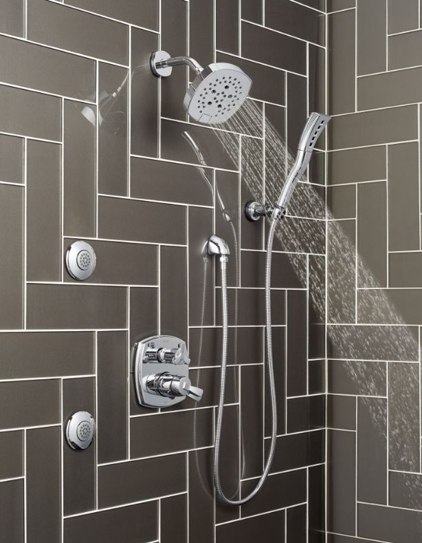 Delta HydraChoice® Lumicoat® Chrome Touch-Clean® Spray Head-1