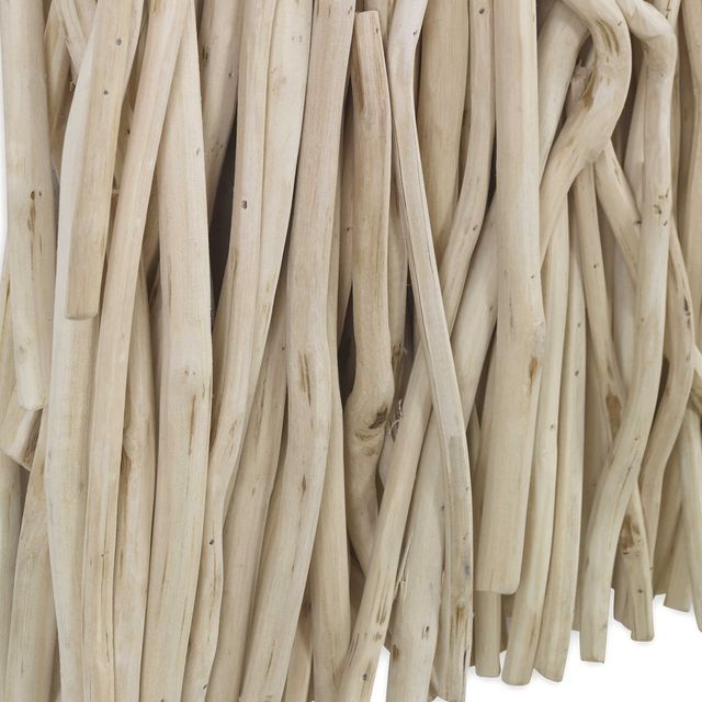 Uttermost® Gathered Teak Square Bleached Wood Wall Decor-4
