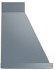 Ilve® Nostalgie II Noblesse 36'' Blue Gray Wall Mounted Range Hood with Brass Trim-2