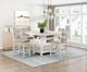 Homelegance® Savile Brushed Antique White/Light Gray Counter Height Chair-1