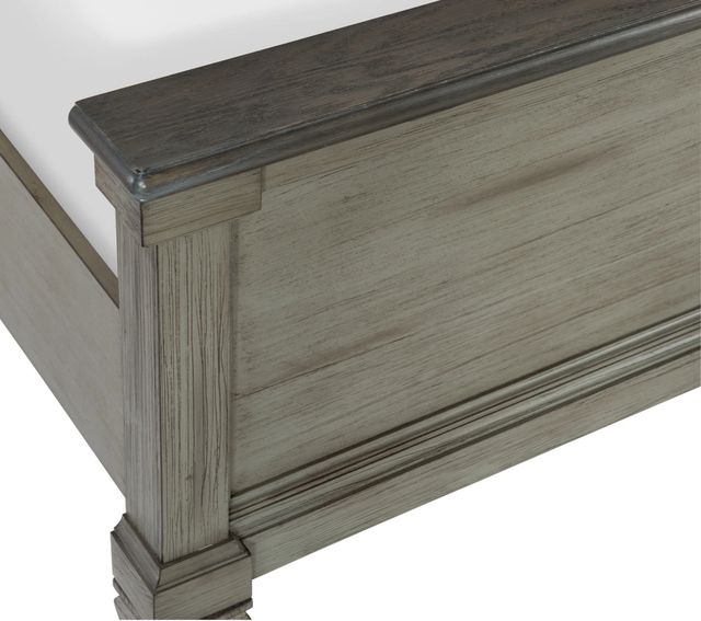 Homelegance® Weaver Antique Gray/Coffee Queen Panel Bed-3