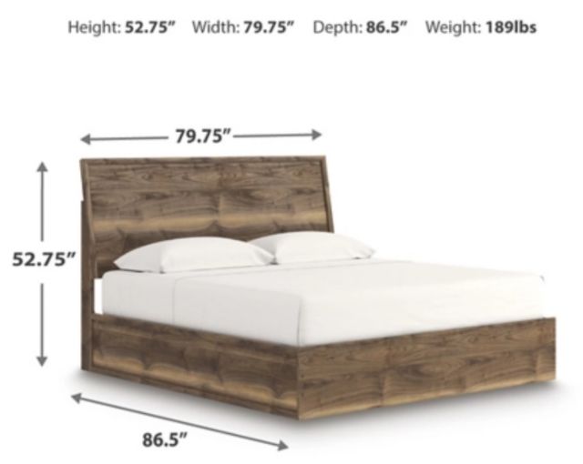 Signature Design by Ashley® Zadilyn Brown King Panel Bed-2