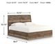 Signature Design by Ashley® Zadilyn Brown King Panel Bed-2