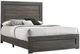 American Wholesale Furniture Salt Creek Distressed Gray Full Panel Bed-0