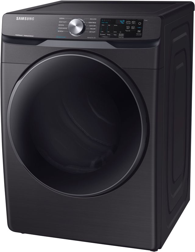 Samsung 7.5 Cu. Ft. Fingerprint Resistant Black Stainless Steel Front Load Electric Dryer-4