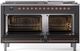 Ilve® Nostalgie II Series 60" Graphite Matte Pro Style Dual Fuel Range-1