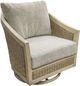 Signature Design by Ashley® Thunder Trails Beige/Light Gray Swivel Lounge Chair with Cushion-0