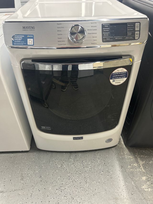 OUT OF BOX Maytag® 7.3 Cu. Ft. White Front Load Electric Dryer-0