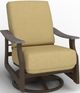 Telescope Casual St. Catherine MGP Cushion Swivel Rocker with Rustic Arms-0