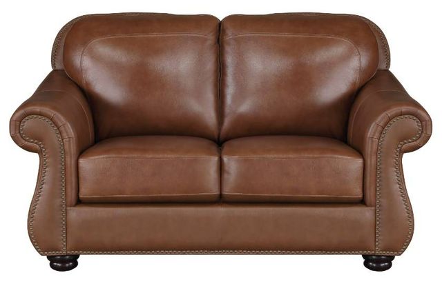 Homelegance® Attleboro Camel Brown Loveseat-2