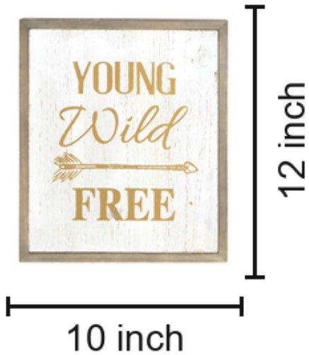 Classy Living Young, Wild, Free Wall Art-2
