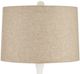 Currey & Company Charny Gesso White Floor Lamp-4