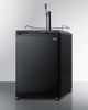 Summit® Commercial Series 5.6 Cu. Ft. Black Coffee Kegerator-3