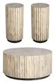 Parker House® Crossings Downtown 3-Piece Amber Occasional Table Set-0
