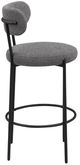 Coaster® Viola 2-Piece Black/Gray Bar Stool Set-3