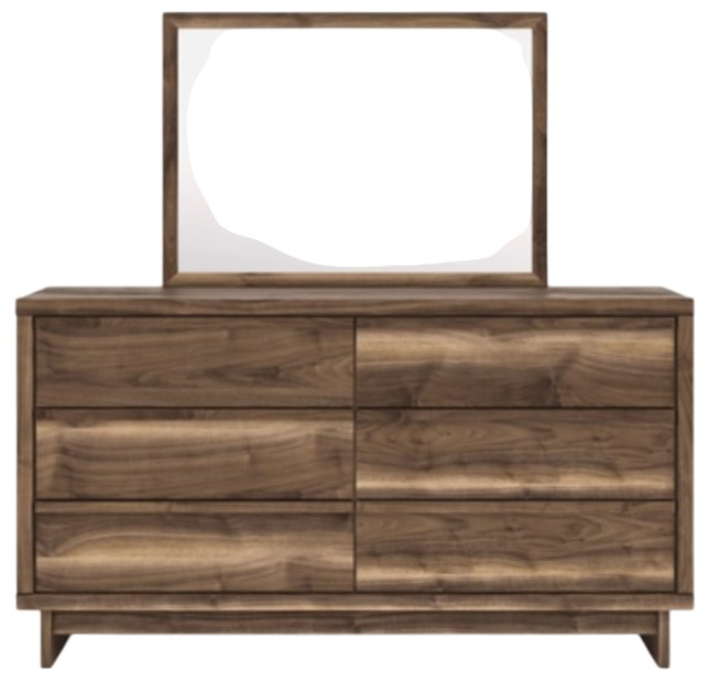Chirason Dresser and Mirror - Brown