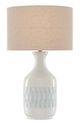 Currey & Company Samba White/Sky Blue Table Lamp-1