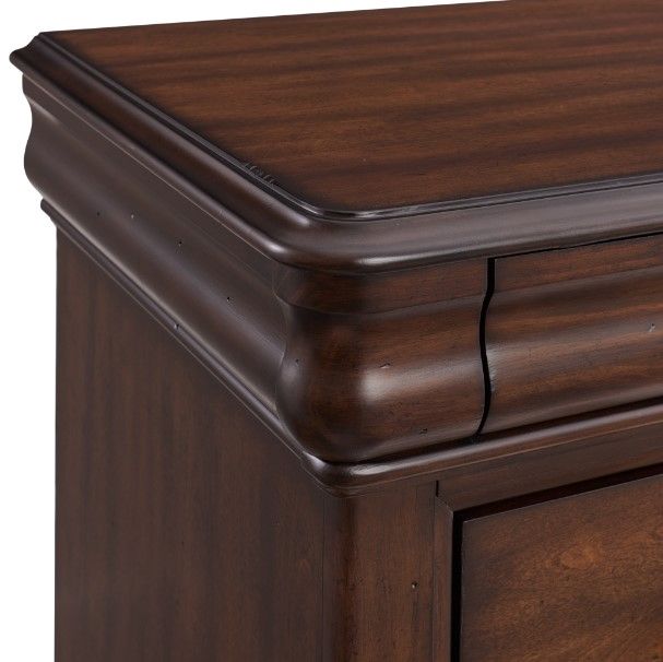 Elements International Phillipe Cherry 8-Drawer Dresser-2