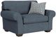 Flexsteel® Vail Blue Dusk Chair and a Half-0