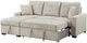 Homelegance® Waitsfield 2-Piece Beige Left-Arm Facing Pull-out Sleeper Sectional and Chaise with Hidden Storage-0