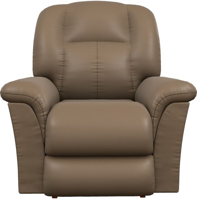 La-Z-Boy® Jasper Fawn Leather Power Rocking Recliner with Headrest-1