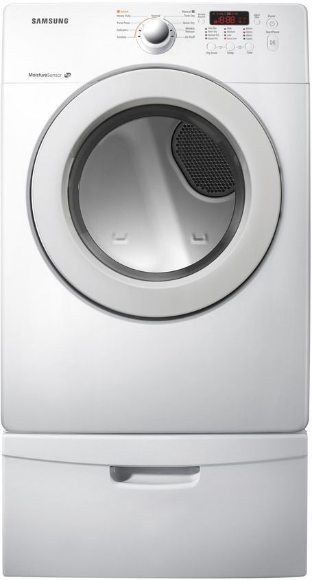 Samsung 7.3 Cu. Ft. White Front Load Gas Dryer-1