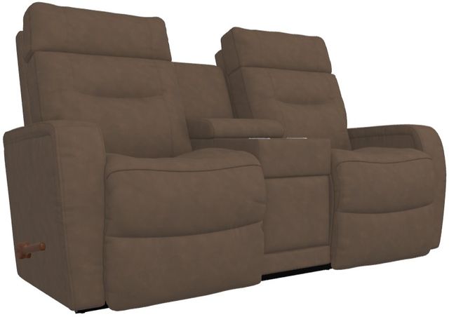 La-Z-Boy® Baron Otter Manual Wall Reclining Loveseat with Console-0