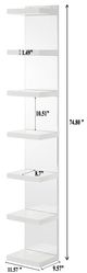 Crown Mark Luxo White Rack-2