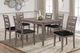 Mazin Furniture Woodrow Gray Dining Room Table-4