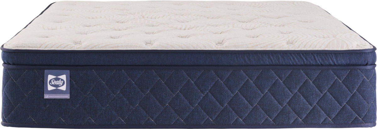 Sealy Dream Waves 14" Gel Memory Foam Pillow Top Split King Mattress - Thumbnail 3