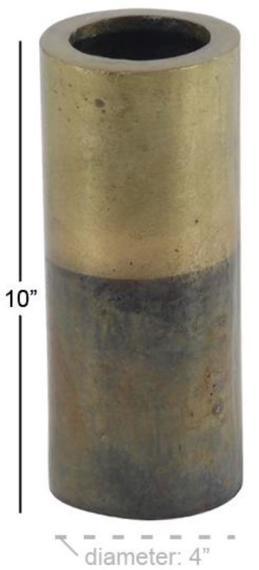 Deco Marche Novogratz Gold Metal Vase-2