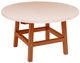 C R Plastic Generation Line Cedar Cocktail Table-0