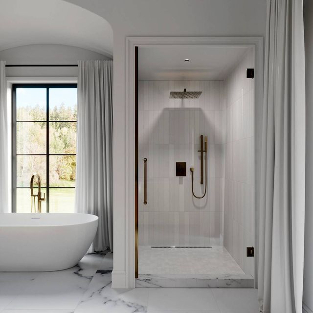 ZLINE Autograph Edition Crystal Bay Champagne Bronze Thermostatic Shower System-4